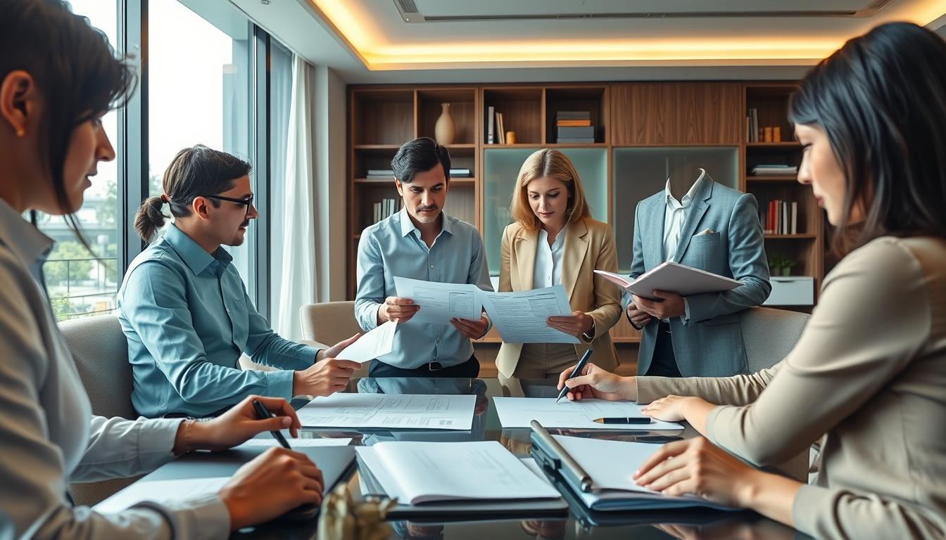 Family elder care planning discussion